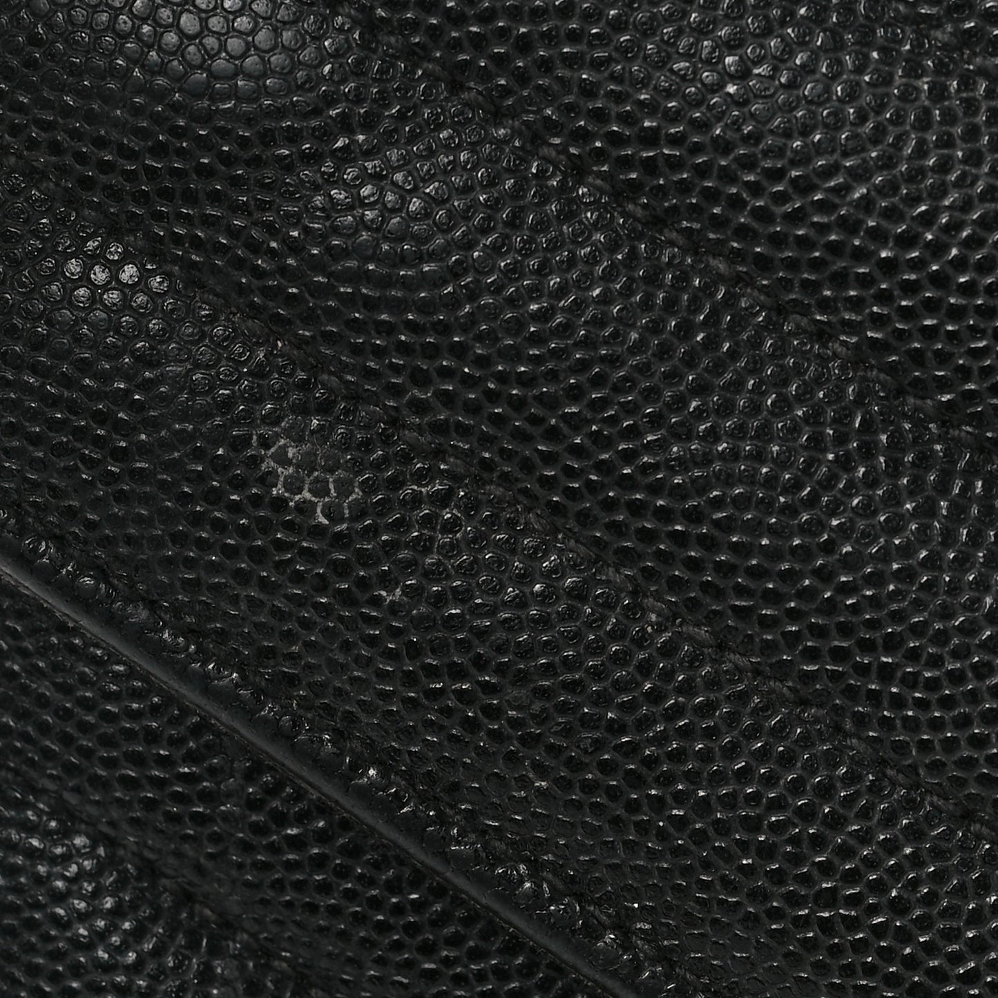 Grain De Poudre Matelasse Chevron Medium Monogram Satchel Black