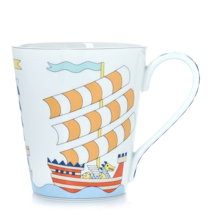 Hermes Porcelain Epopee Boat Mug 1 of 8