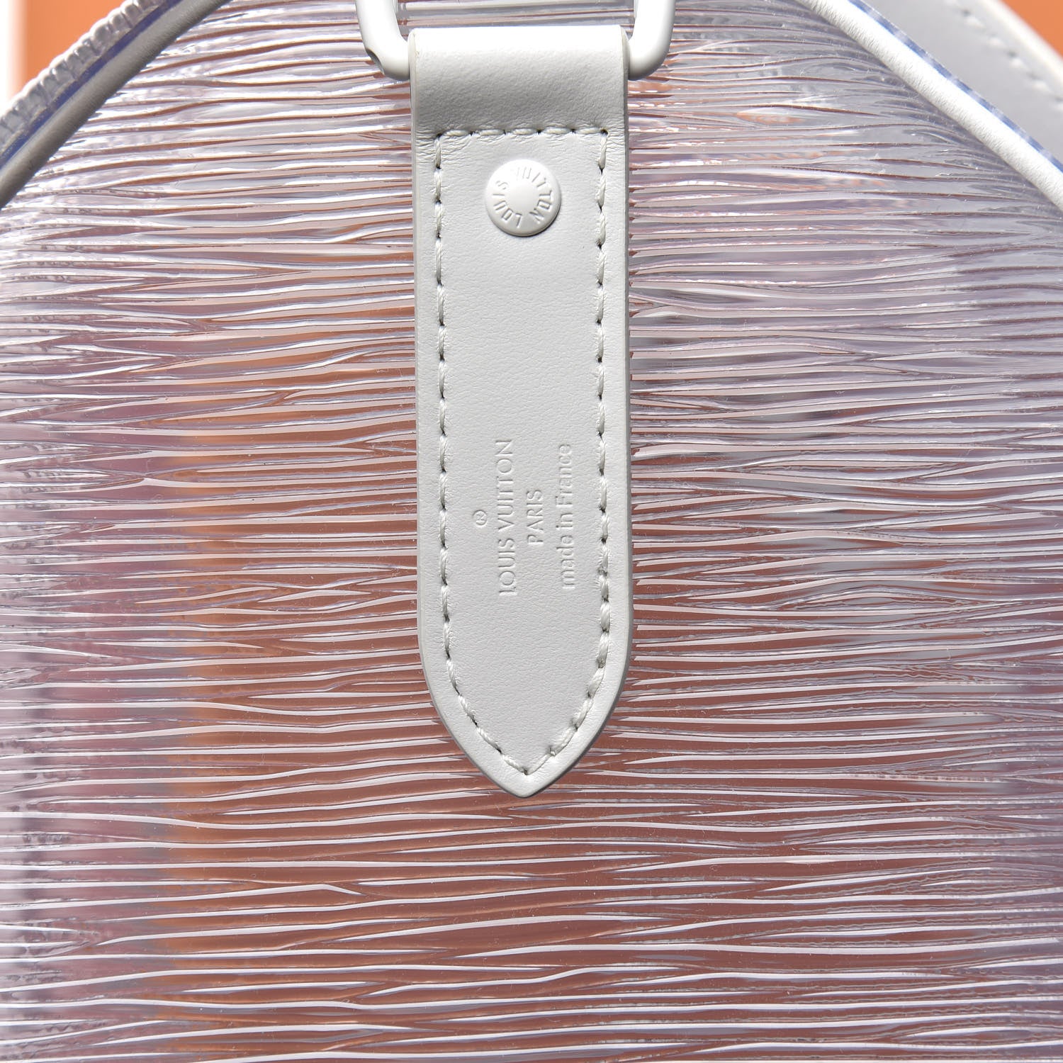 Louis Vuitton PVC Epi Embossed Wavy Keepall Bandouliere 50 White 10 of 10