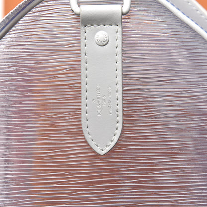Louis Vuitton PVC Epi Embossed Wavy Keepall Bandouliere 50 White 10 of 10