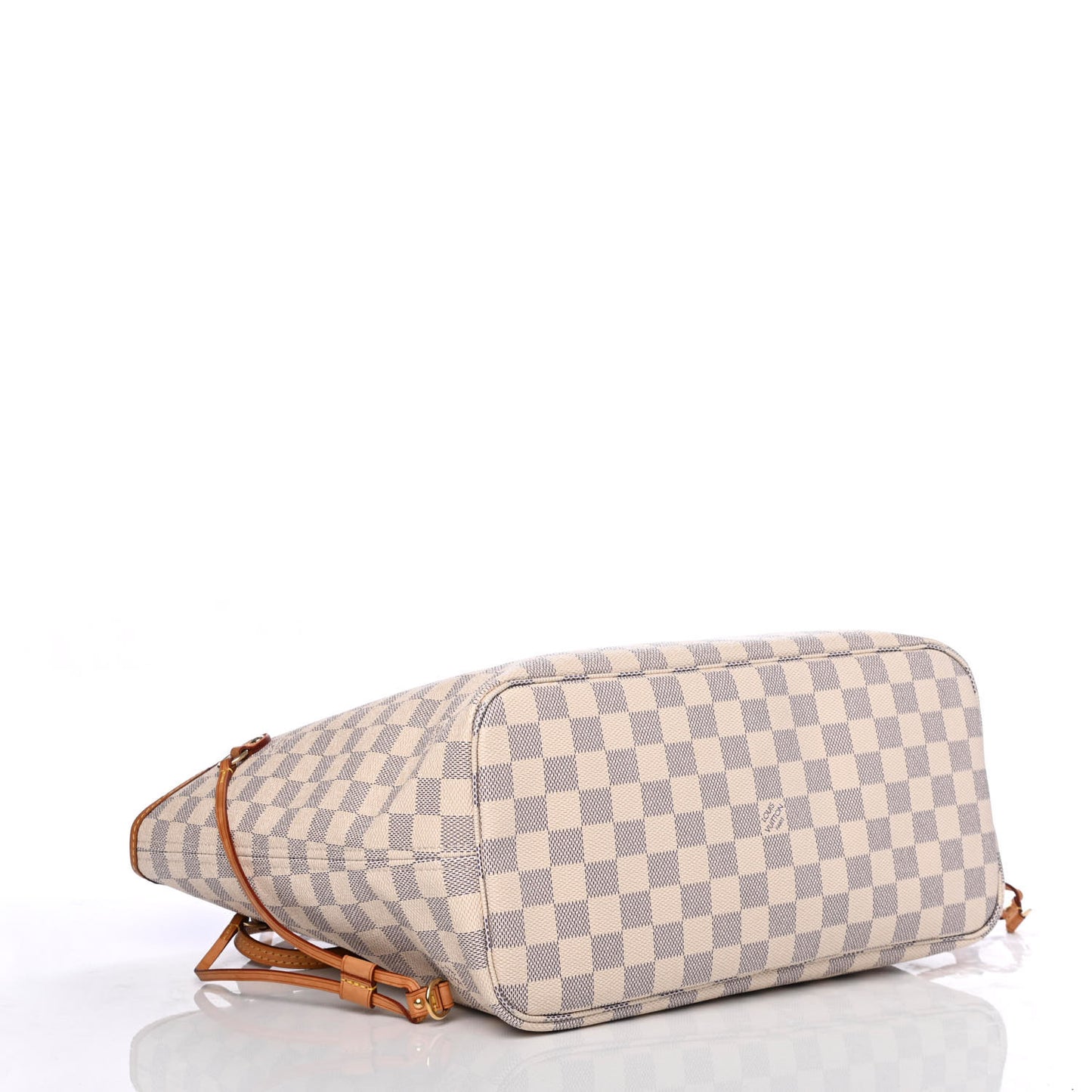 Damier Azur Neo Neverfull MM Rose Ballerine