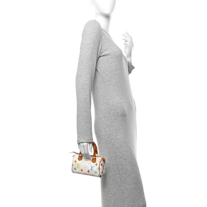 Louis Vuitton Monogram Multicolor Mini Sac HL Speedy White 2 of 14