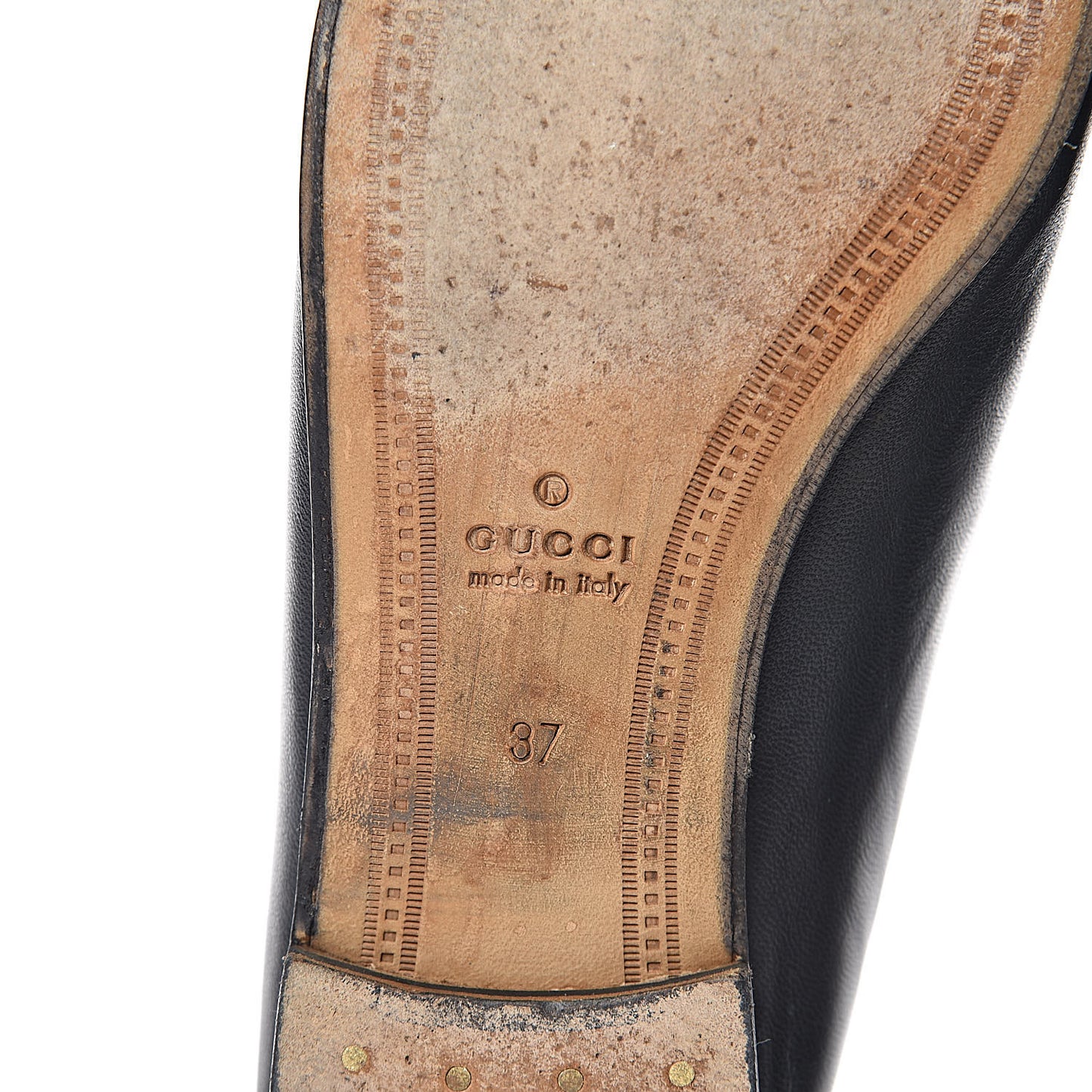 Lambskin Womens Brixton Horsebit Loafers 37 Black