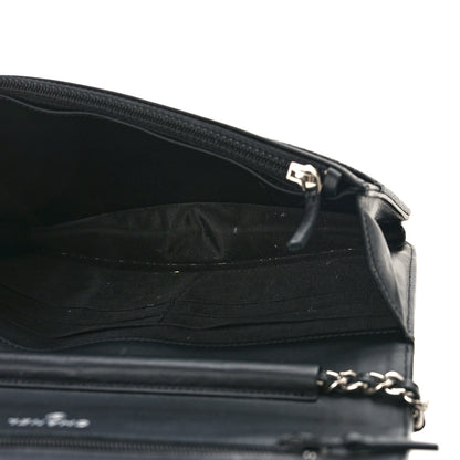 Chanel Caviar Timeless CC Wallet on Chain WOC Black 5 of 10