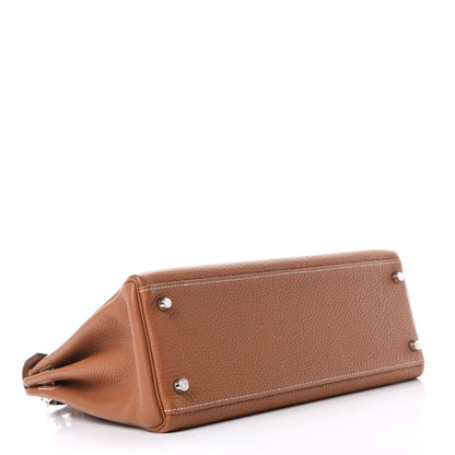 Hermes Togo Kelly Retourne 32 Gold 5 of 12