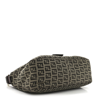 Fendi Zucchino Vitello Baguette Mogano Panna Bruciato 4 of 10