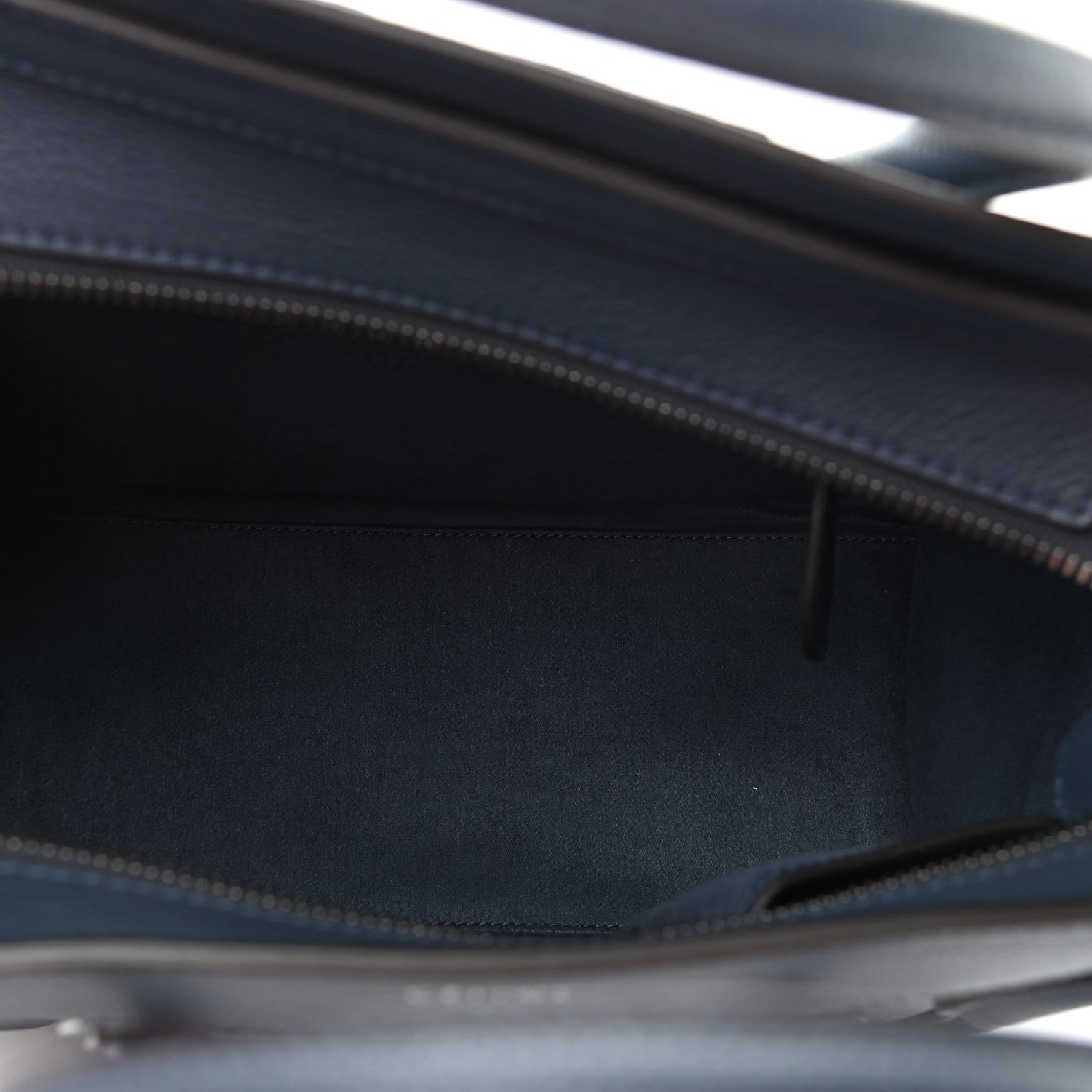 Celine Drummed Calfskin Micro Luggage Orage 5 of 10