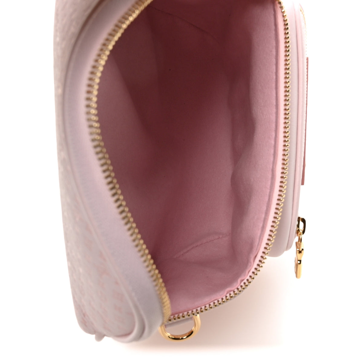 Calfskin Minigram Mini Bumbag  Light Bliss