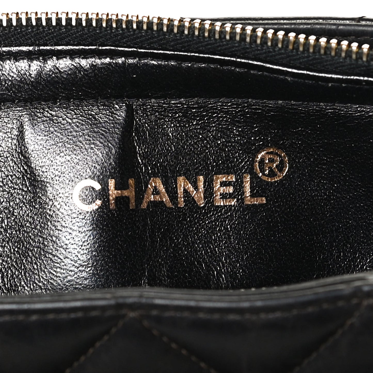 Lambskin Quilted Flap Shoulder Bag Black