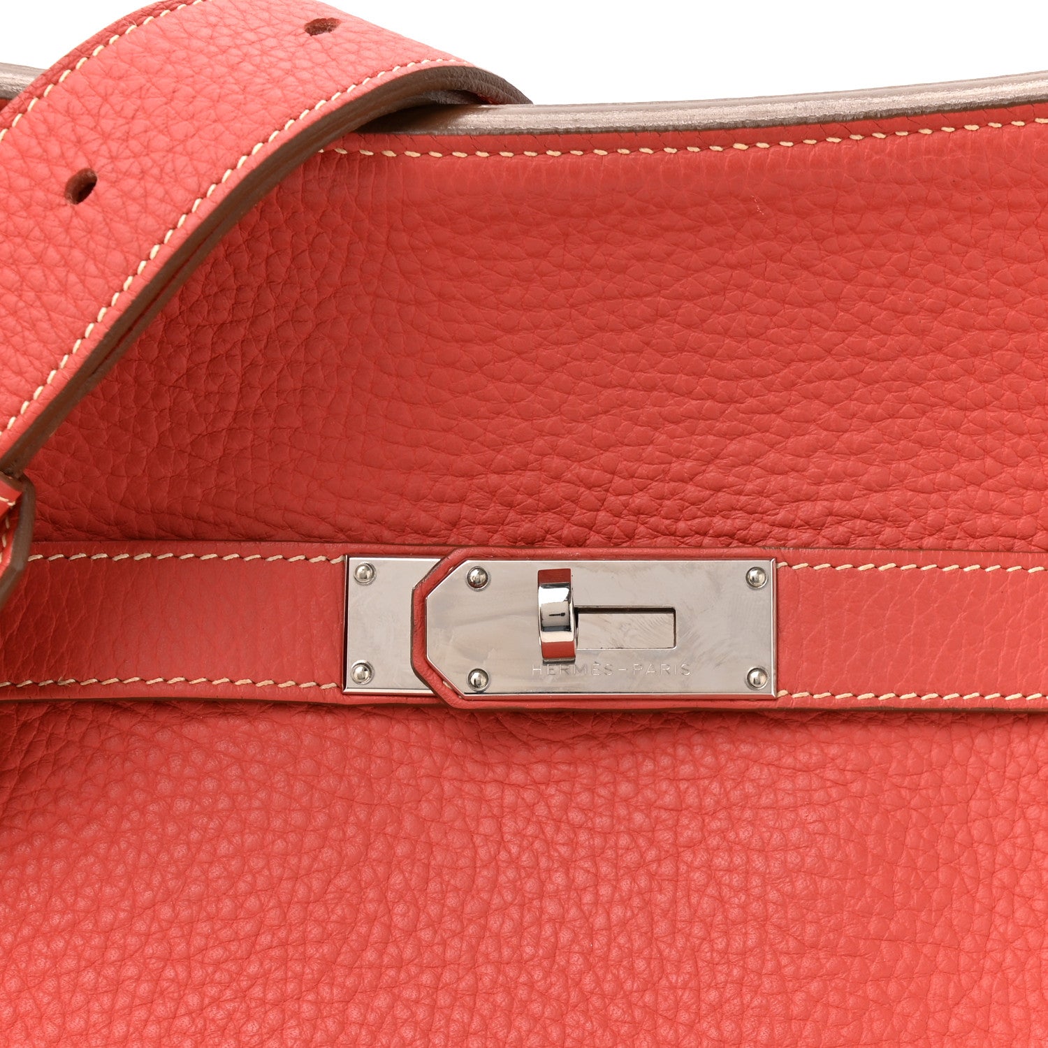 Hermes Taurillon Clemence Jypsiere 34 Sanguine 8 of 10