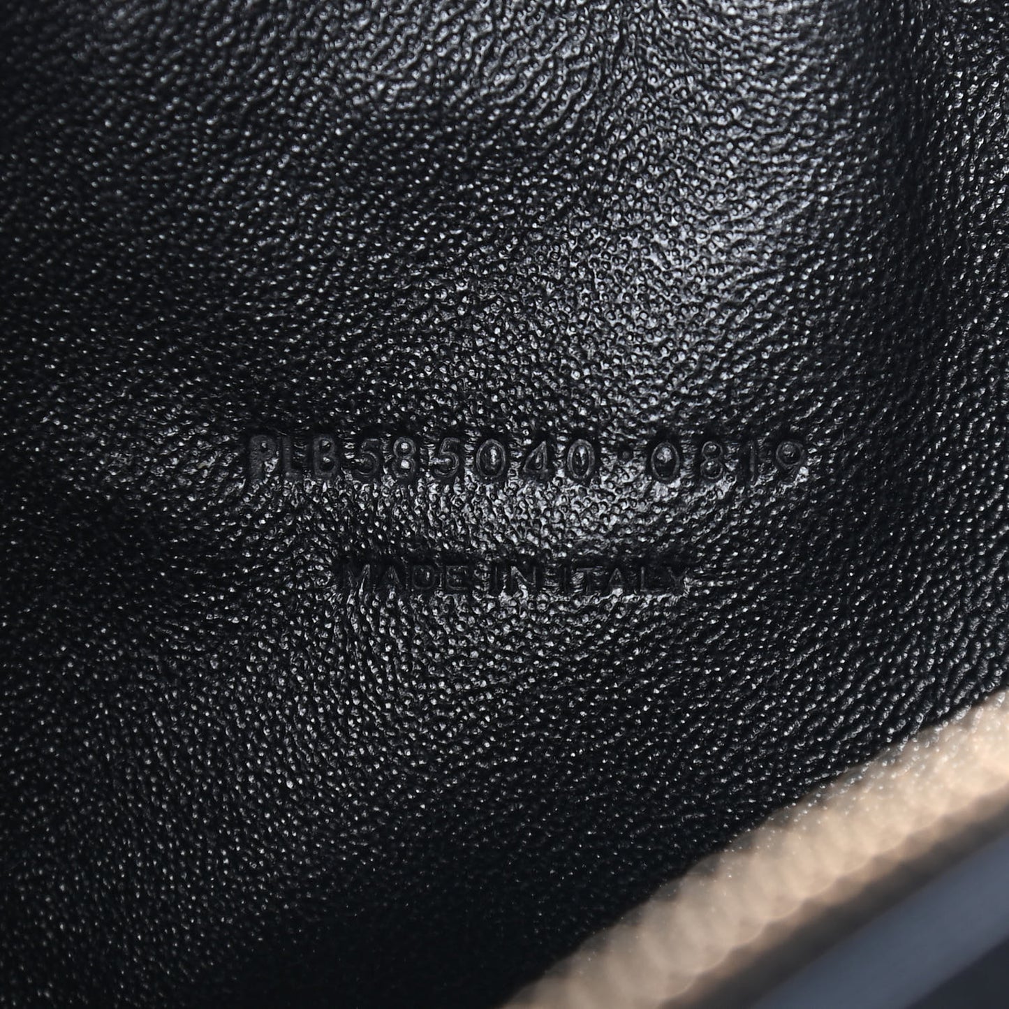 Grain De Poudre Matelasse Monogram Mini Lou Camera Bag Black