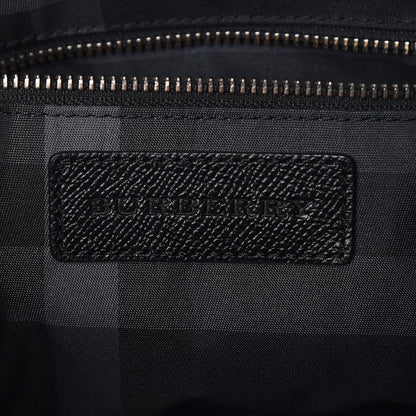 Burberry London Grainy Calfskin Nylon Small Tote Black 6 of 10