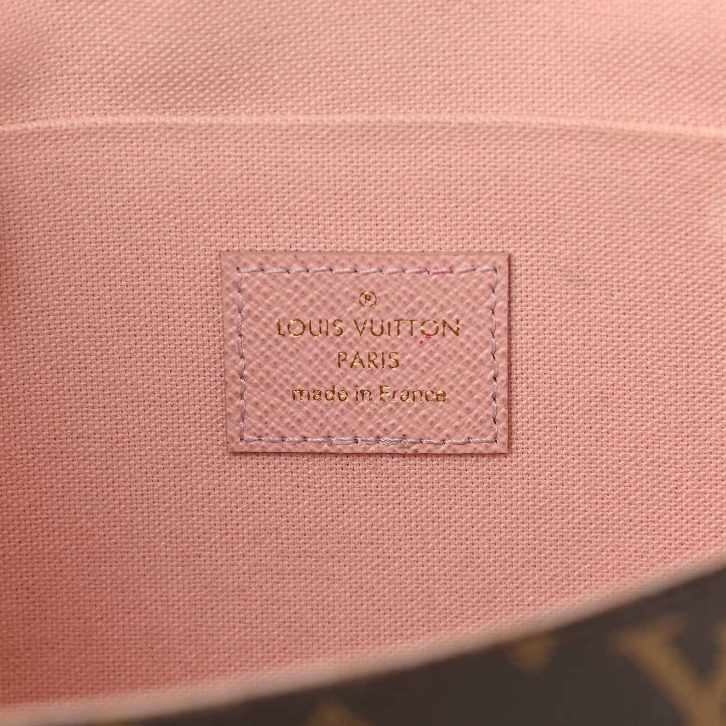 Monogram Valentine Dog Pochette Felicie Chain Wallet