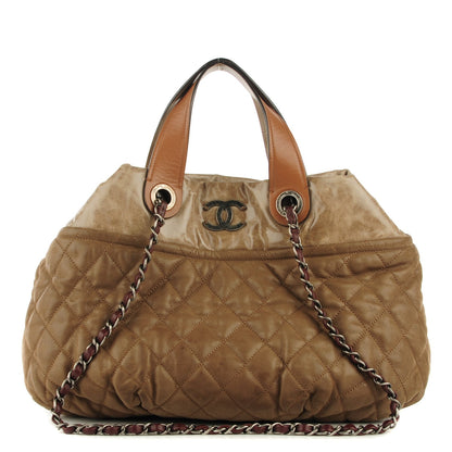 Chanel Iridescent Calfskin Small In The Mix Tote Light Brown 1 of 7