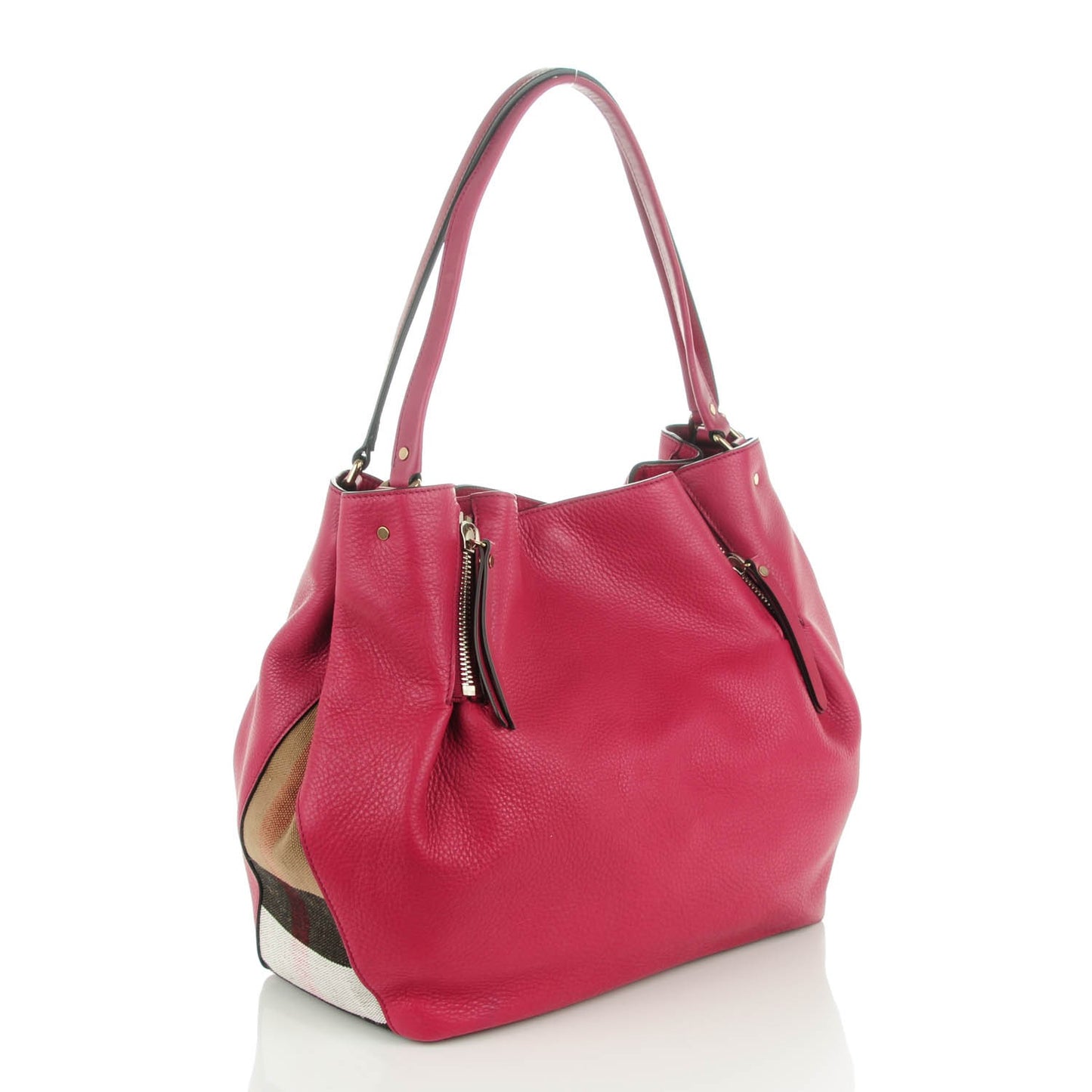 Calfskin Medium Maidstone Damson Pink