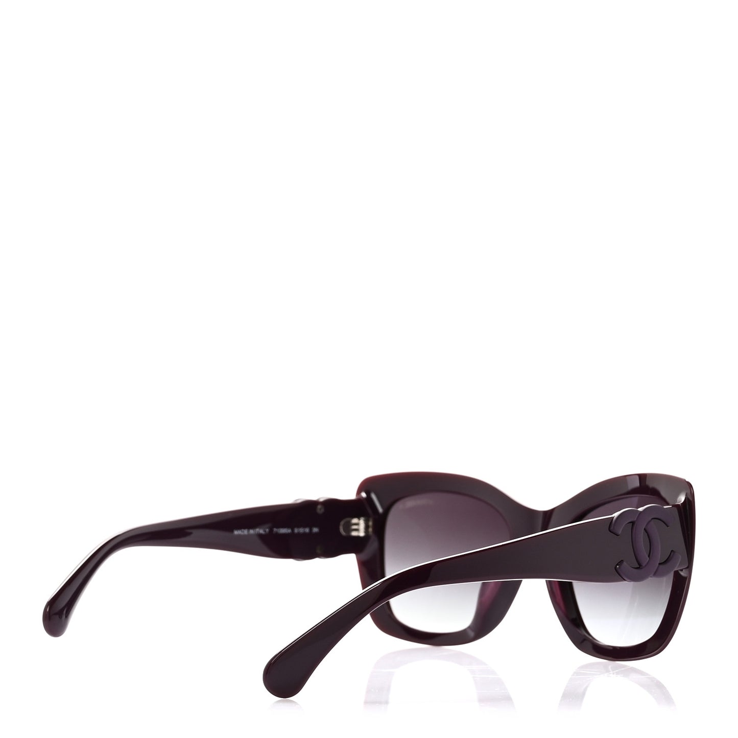 Acetate Square Sunglasses 71395 Purple