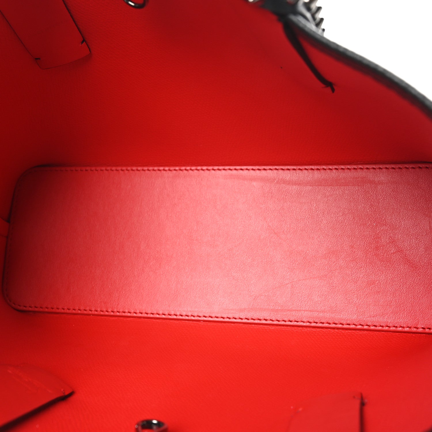 Christian Louboutin Calfskin Spikes Mini East West Cabata Tote Black 5 of 9