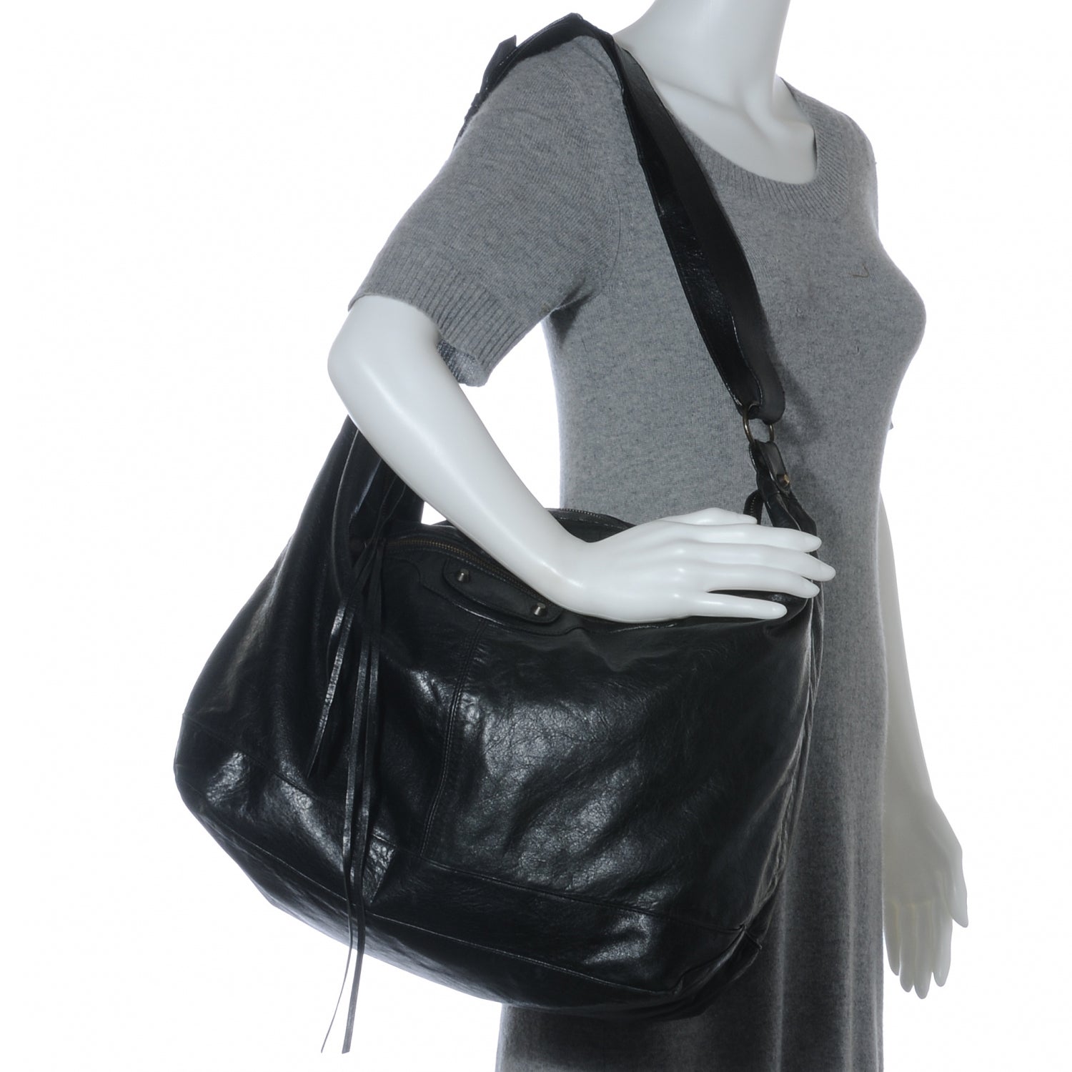 Balenciaga Agneau Courier Black 2 of 7