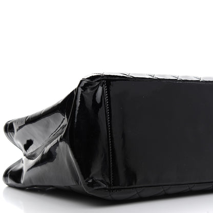 Chanel Patent Grand Shopping Tote GST Black 8 of 10
