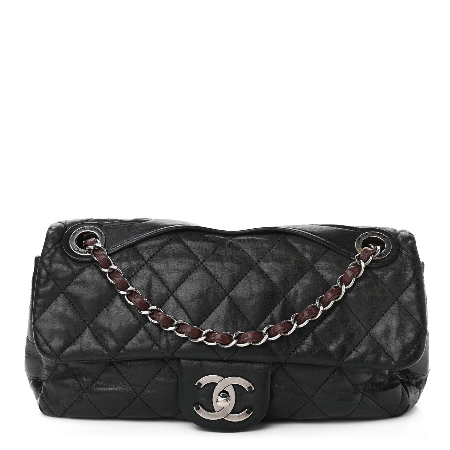 Chanel Iridescent Calfskin Medium In The Mix Flap Black 1 of 11