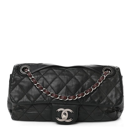 Chanel Iridescent Calfskin Medium In The Mix Flap Black 1 of 11
