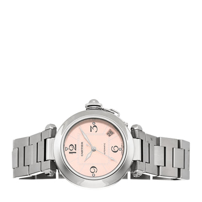 Cartier Stainless Steel 35mm Pasha Automatic Watch Pink 2 of 5