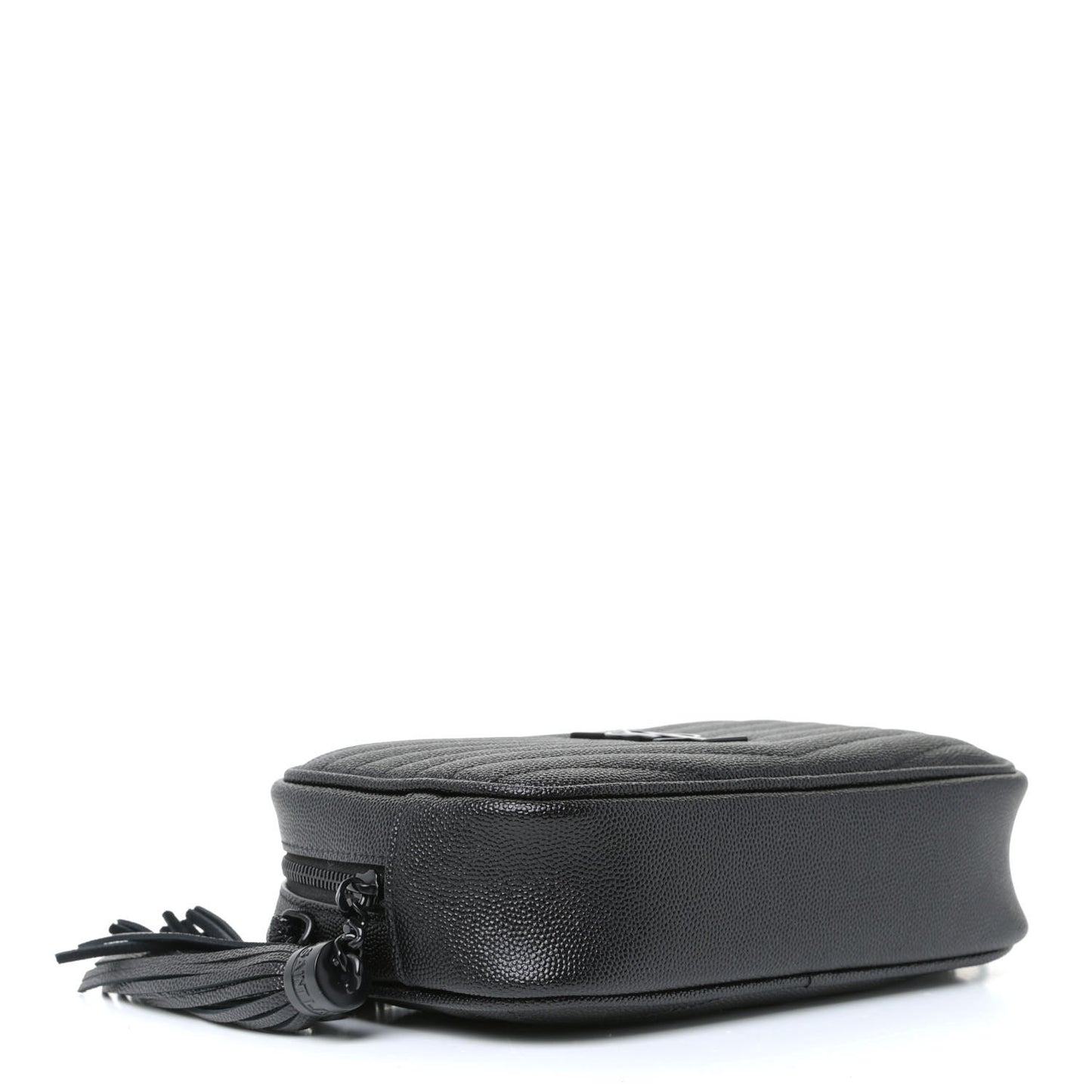 Grain De Poudre Matelasse Monogram Mini Lou Camera Bag Black