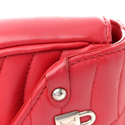 Louis Vuitton Calfskin Love Lock New Wave Chain PM Scarlet 15 of 20