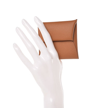 Hermes Epsom Bastia Coin Purse Gold 2 of 8