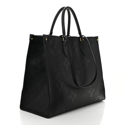 Louis Vuitton Empreinte Monogram Giant Onthego GM Black 3 of 11