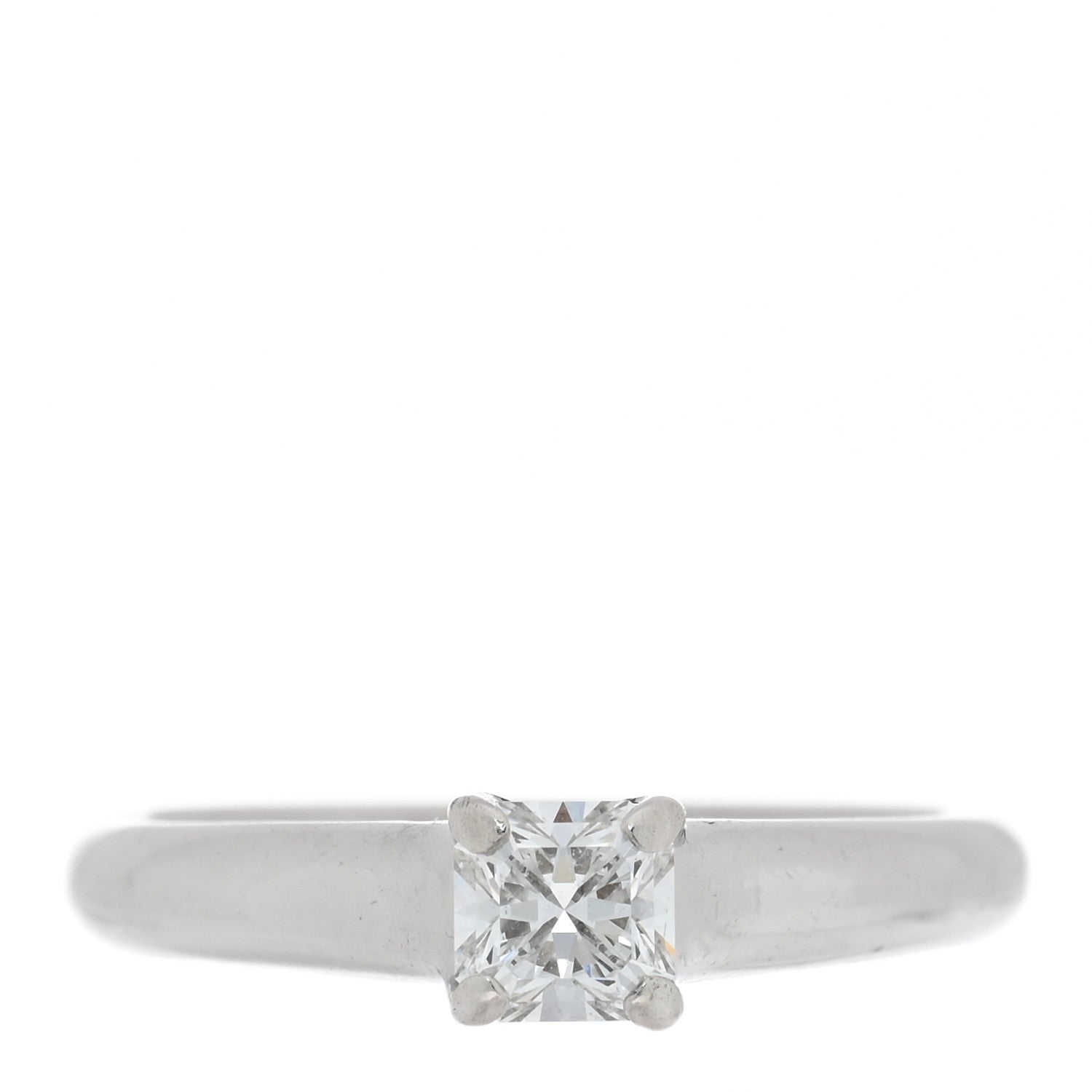 Tiffany Platinum Diamond .36ct Lucida Engagement Ring 49 5 1 of 5