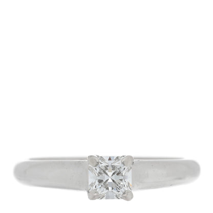 Tiffany Platinum Diamond .36ct Lucida Engagement Ring 49 5 1 of 5