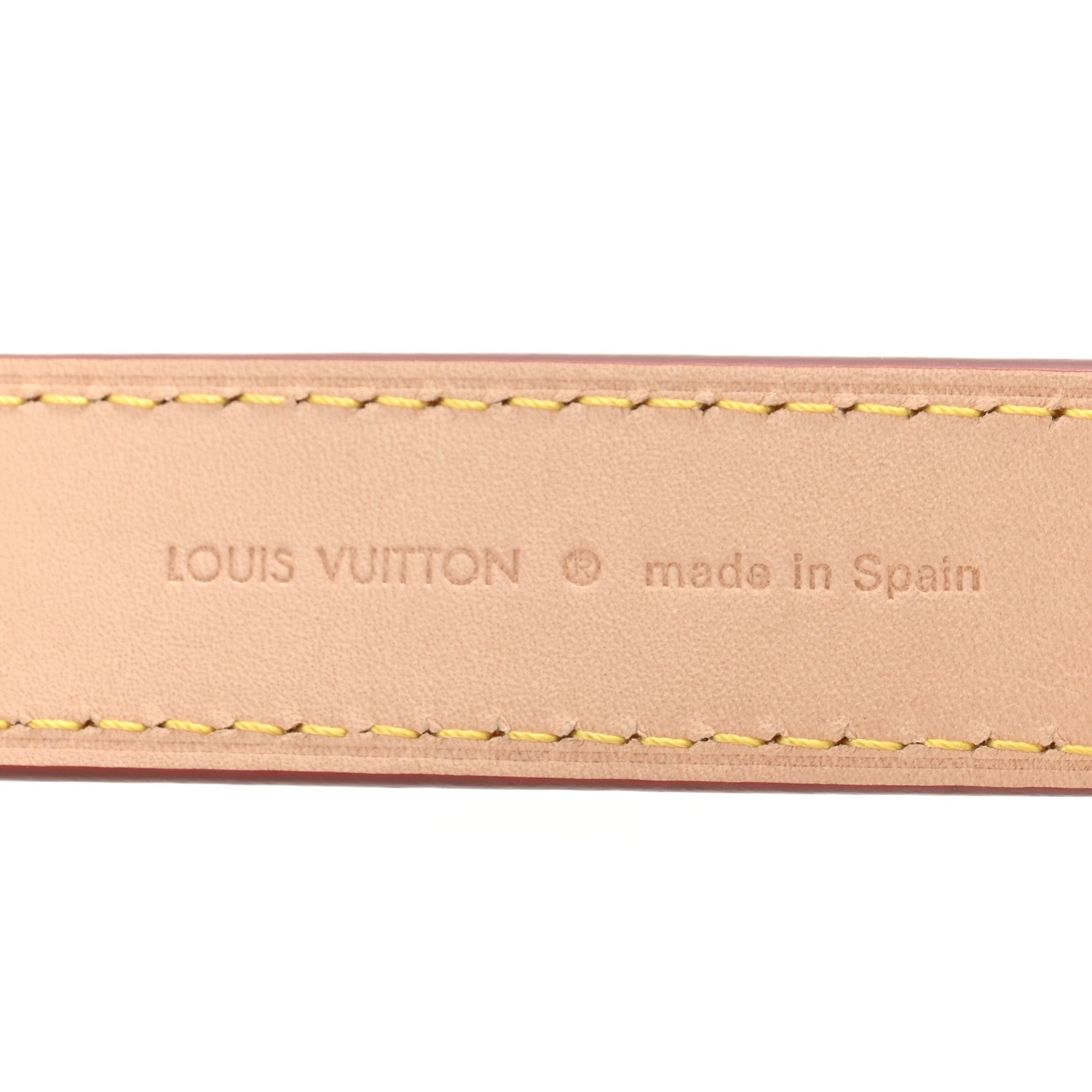 Louis Vuitton Vachetta 25mm Adjustable Shoulder Strap VVN 4 of 8