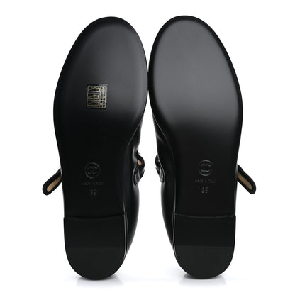 Chanel Lambskin Charm Mary Jane Flats 39 Black 6 of 10