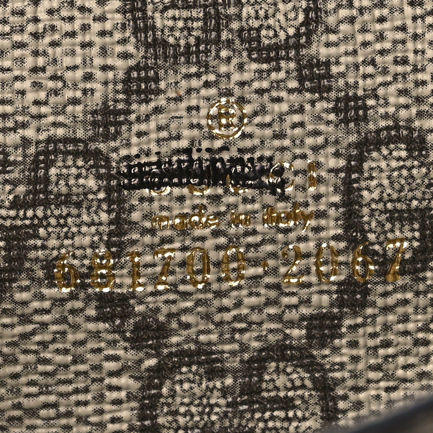 Gucci X BALENCIAGA GG Supreme Monogram Card Case Wallet Beige Ebony 7 of 7