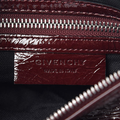 Givenchy Crinkled Patent Deerskin Mini Pandora Aubergine 6 of 9