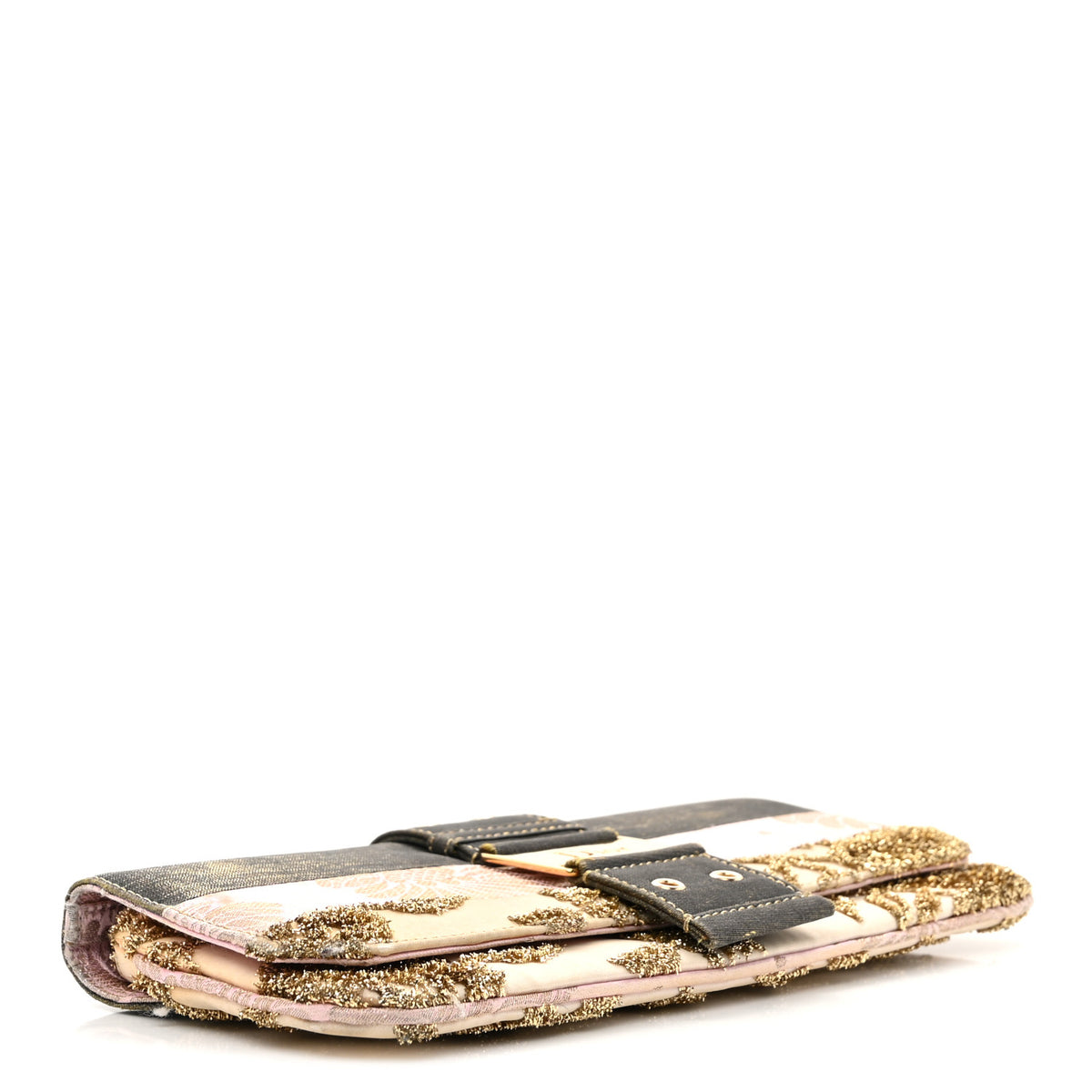 Satin Street Chic Opera Clutch Multicolor