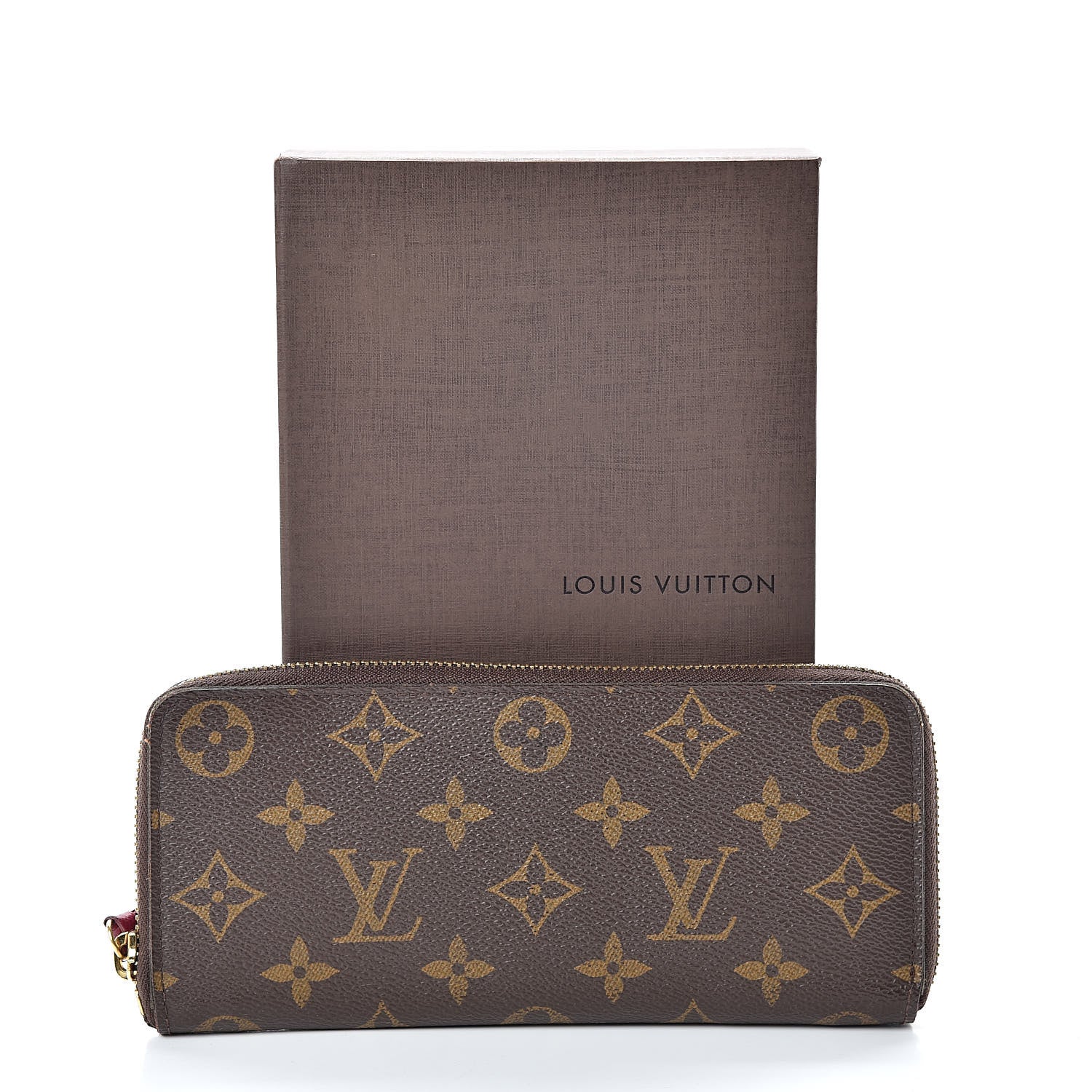 Louis Vuitton Monogram Clemence Wallet Fuchsia 8 of 8