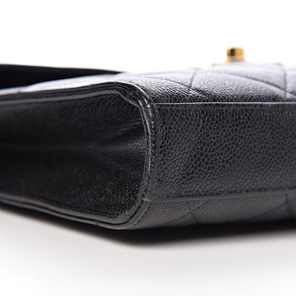 Chanel Caviar Quilted Briefcase Laptop Bag Black 10 of 11