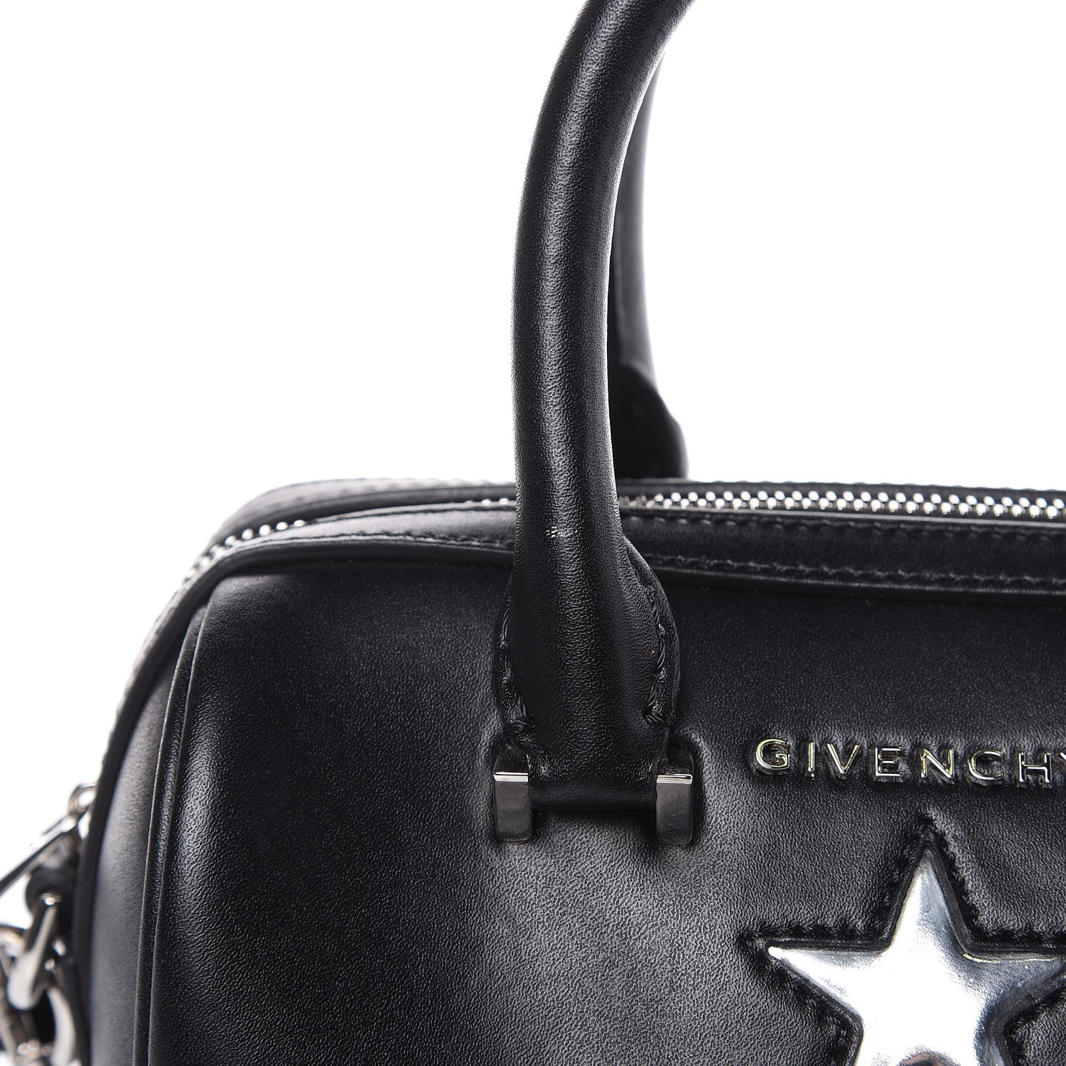 Givenchy Calfskin Star Micro Lucrezia Black Silver 9 of 13