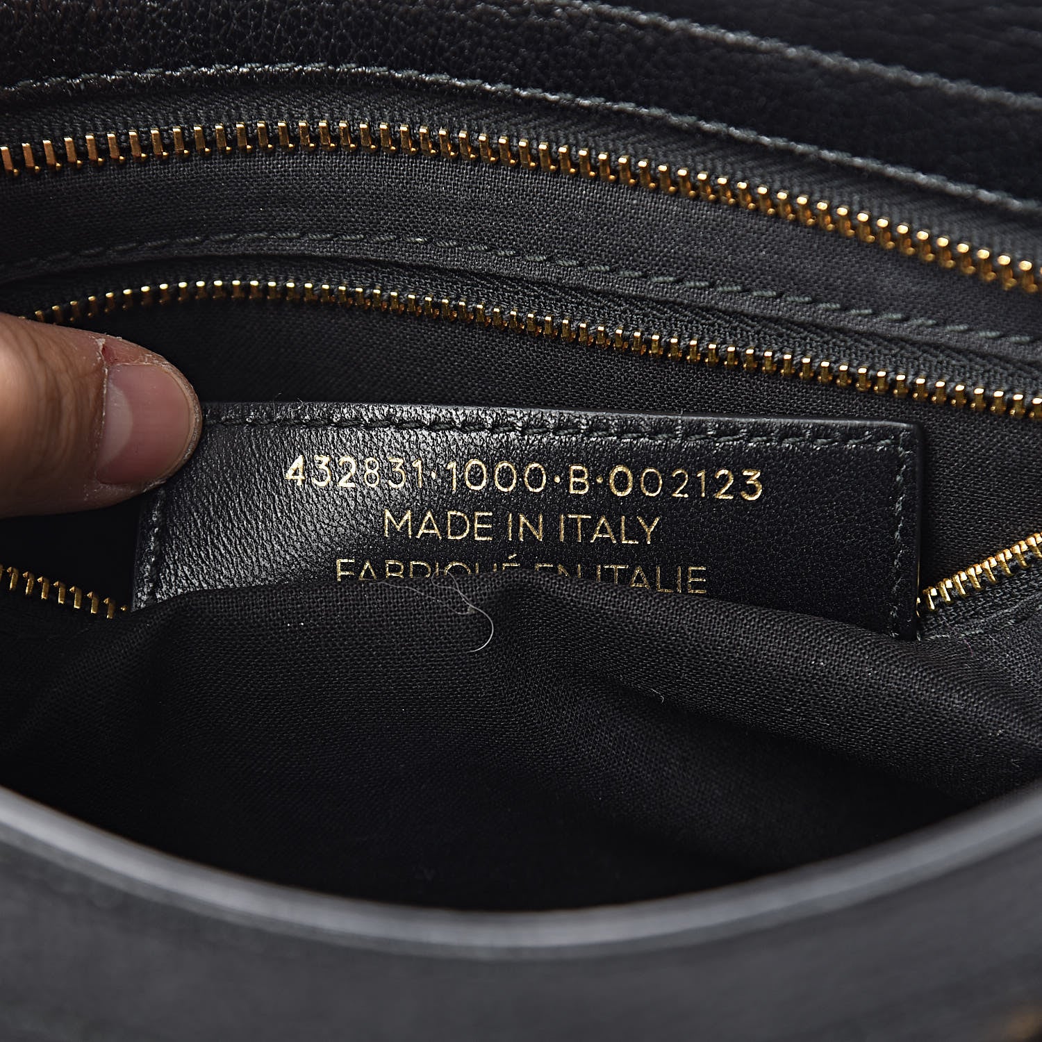 Balenciaga Chevre Gold Metallic Edge Hardware S City Black 6 of 10