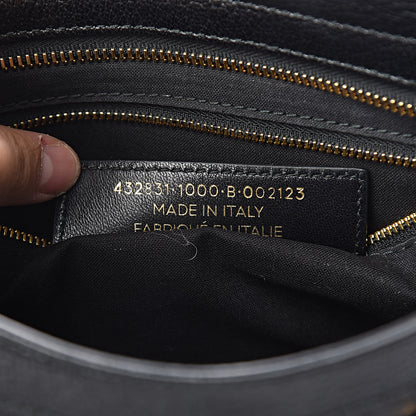 Balenciaga Chevre Gold Metallic Edge Hardware S City Black 6 of 10