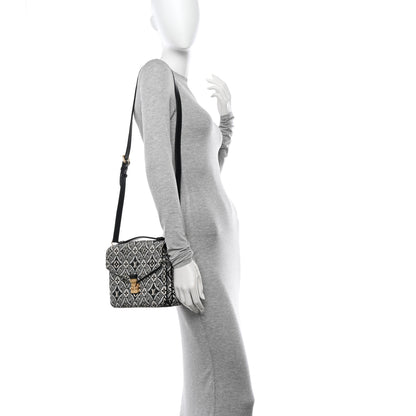 Louis Vuitton Jacquard Since 1854 Pochette Metis Grey 2 of 9