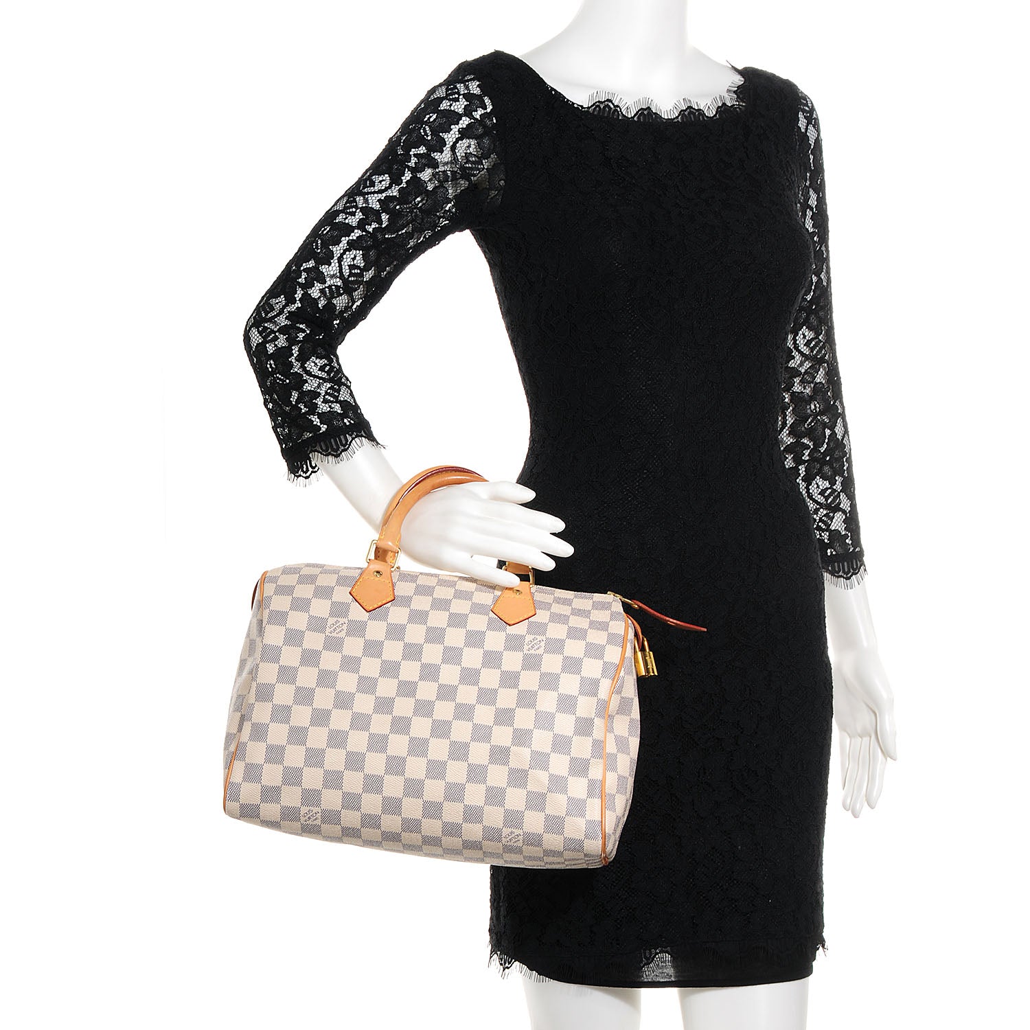 Louis Vuitton Damier Azur Speedy 30 2 of 8