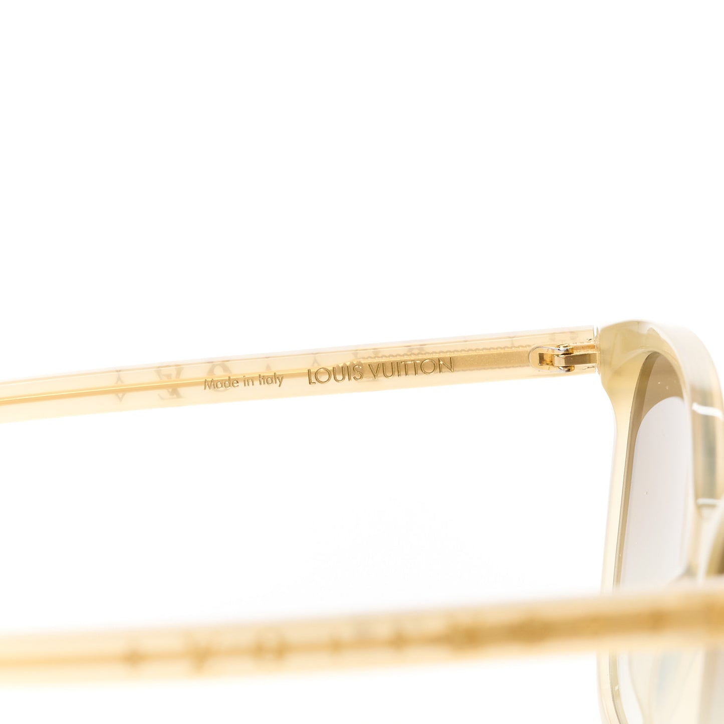 Acetate My Monogram Light Cat Eye Sunglasses Z1660W Beige