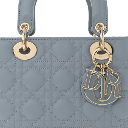 Christian Dior Lambskin Cannage Small My ABCDior Lady Dior Cloud Blue 8 of 10