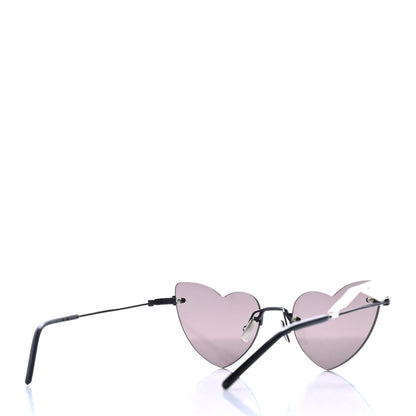 Saint Laurent Heart Loulou SL254 Sunglasses Black 4 of 4