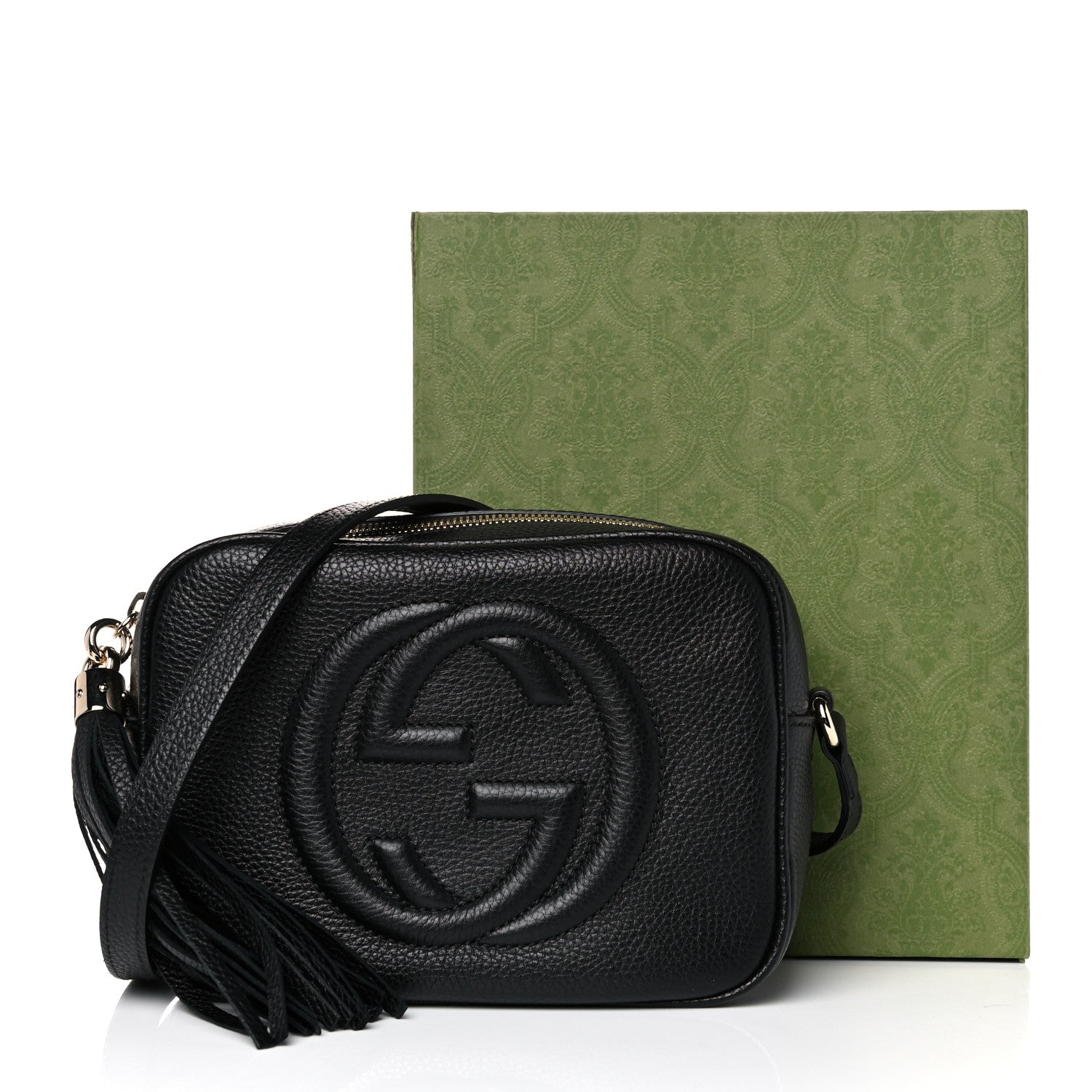 Gucci Pebbled Calfskin Small Soho Disco Bag Black 11 of 11