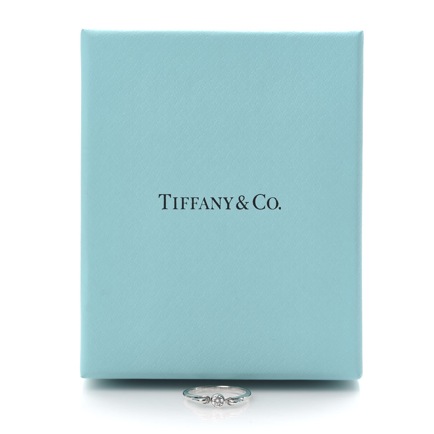 Tiffany Sterling Silver Diamond Elsa Peretti Swan Ring 49 5 6 of 6