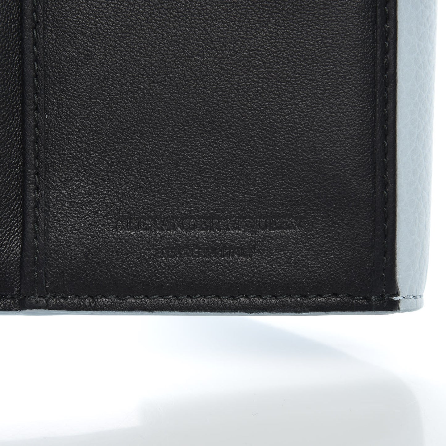 Calfskin Skull Continental Wallet Duck Egg